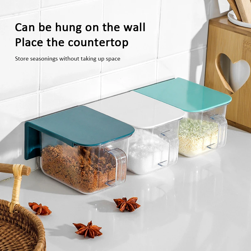 1PCS Punch-free Seasoning Storage Box Household Kitchen Seasoning Seasoning Box Plastic Food Seasoning Container Seasoning Box
1PCS Punch-free Seasoning Storage Box Household Kitchen Seasoning Seasoning Box Plastic Food Seasoning Container Seasoning Box