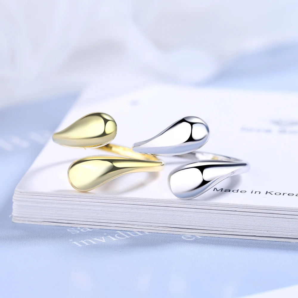 High Polish Simple Water Drop Ring 925 sterling silver Open Finger Ring For Women Party Gift Fine Jewlery S-R723
High Polish Simple Water Drop Ring 925 sterling silver Open Finger Ring For Women Party Gift Fine Jewlery S-R723