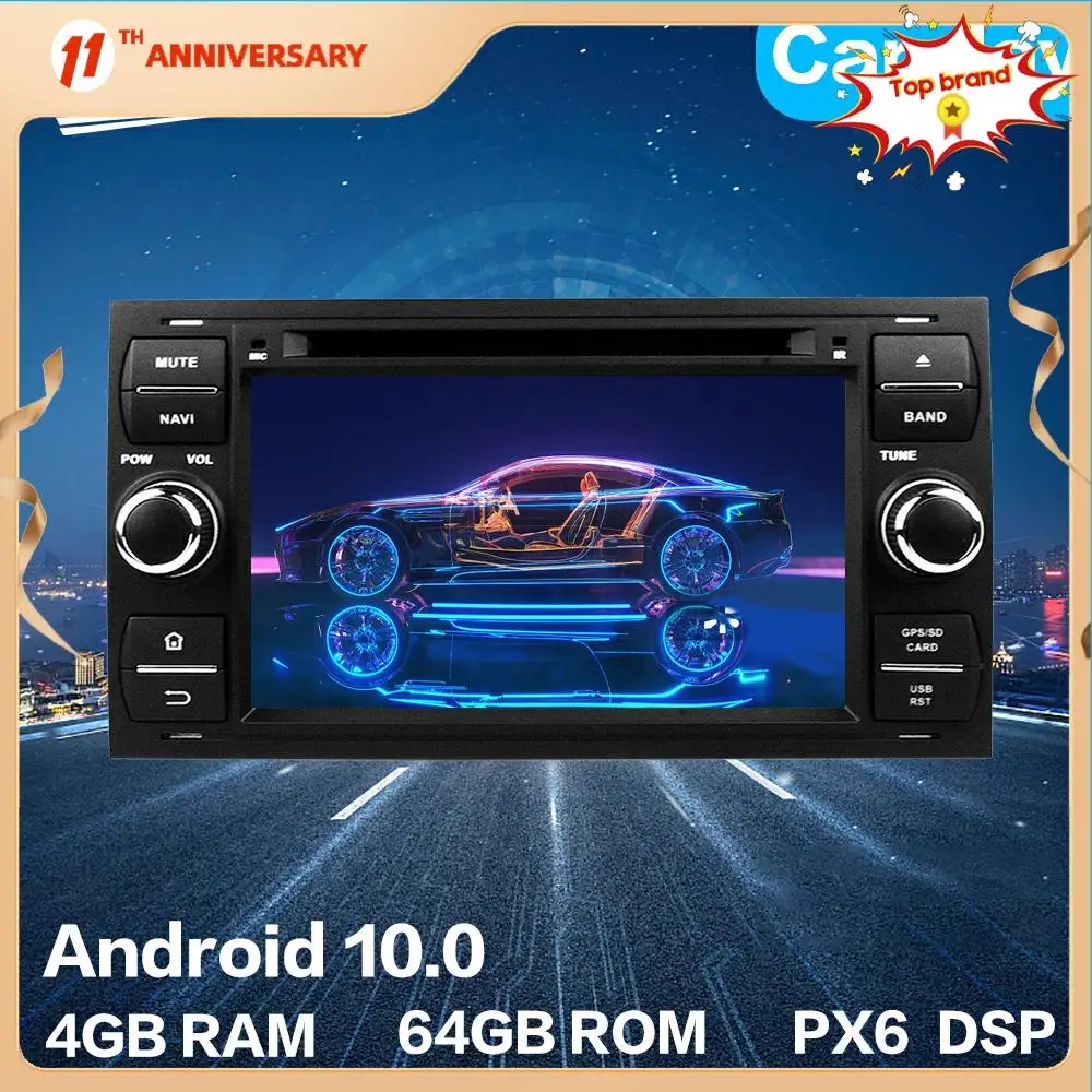 For Ford 2006+ Android 10 4G+64GB Car Multimedia DVD Player Radio GPS Navigation Car Stereo Tape Recorder Touch Screen Headunit
For Ford 2006+ Android 10 4G+64GB Car Multimedia DVD Player Radio GPS Navigation Car Stereo Tape Recorder Touch Screen Headunit