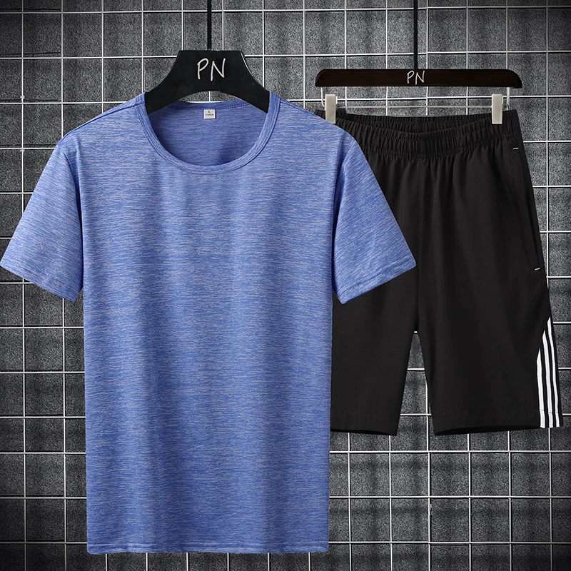 Men's Short Sleeve Summer Outdoor Sports Suit Boy Loose Running Large Size Breathable Ultra Thin Ice Quick Drying Two Piece Set
Men's Short Sleeve Summer Outdoor Sports Suit Boy Loose Running Large Size Breathable Ultra Thin Ice Quick Drying Two Piece Set