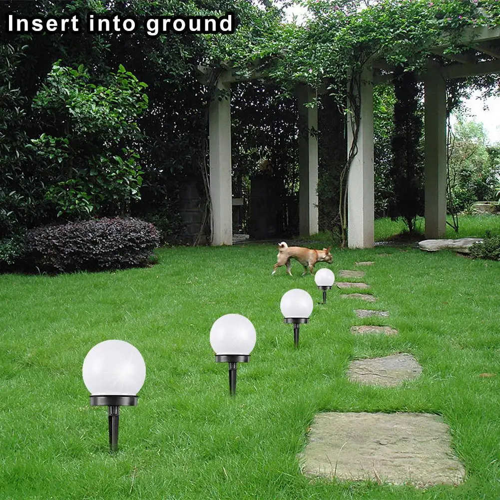 Garden Decor Lights Round Ball Solar Outdoor Led Lights Waterproof Emergency Porch Lights Waterproof Fence Patio Night Lights
Garden Decor Lights Round Ball Solar Outdoor Led Lights Waterproof Emergency Porch Lights Waterproof Fence Patio Night Lights