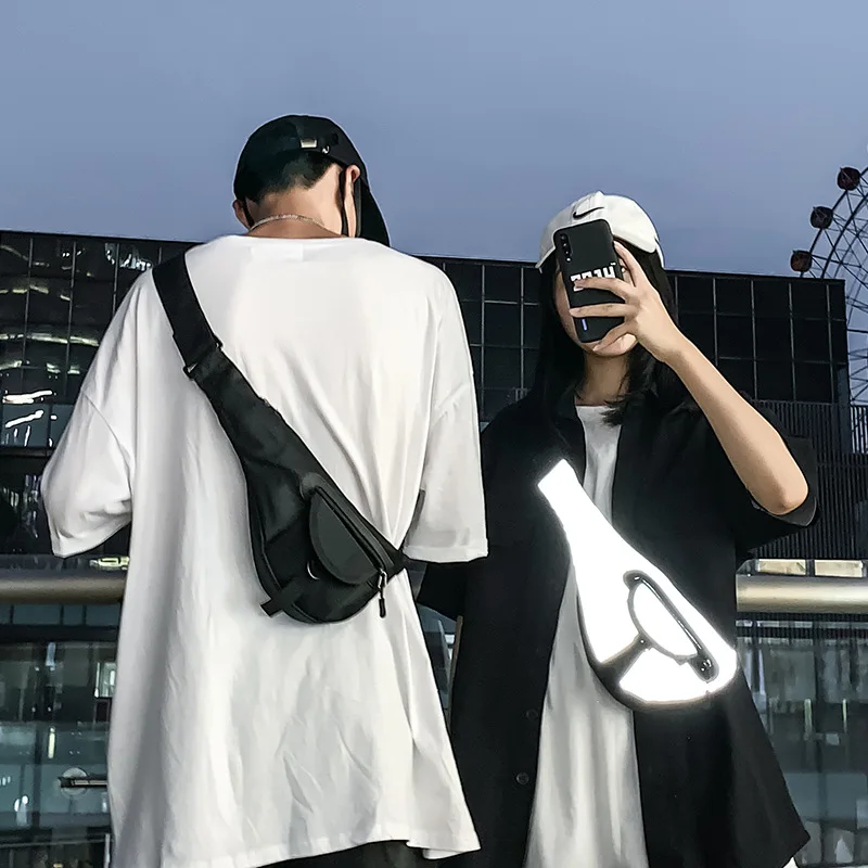 YoReAi 2021 New Men's Solid Messenger Small Waist Bags Reflective Street Bungee Bag Chest Bag Mini Mobile Phone Crossbody Pack
YoReAi 2021 New Men's Solid Messenger Small Waist Bags Reflective Street Bungee Bag Chest Bag Mini Mobile Phone Crossbody Pack