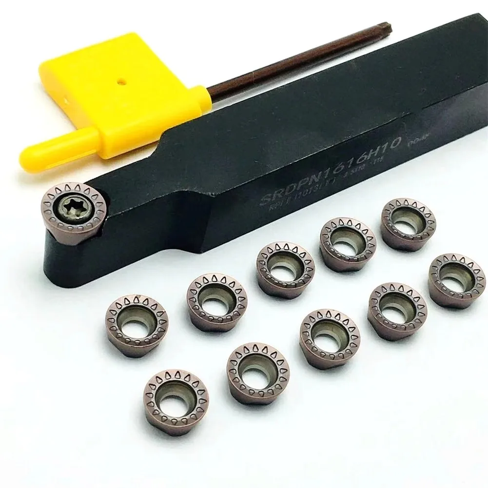 SRDPN1010H10 SRDPN1212H10 SRDPN1616H10 Turning Tool Holder Boring Bar CNC External Tool Holder RPMT10T3MO RPMW R5 Turning Insert
SRDPN1010H10 SRDPN1212H10 SRDPN1616H10 Turning Tool Holder Boring Bar CNC External Tool Holder RPMT10T3MO RPMW R5 Turning Insert