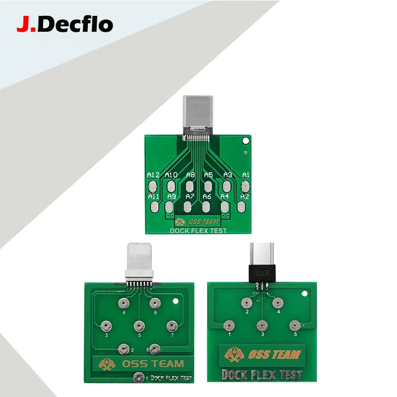 Тестовая плата JDecflo Micro USB для iPhone 6 7 8 и телефонов Android U2 док станция зарядки