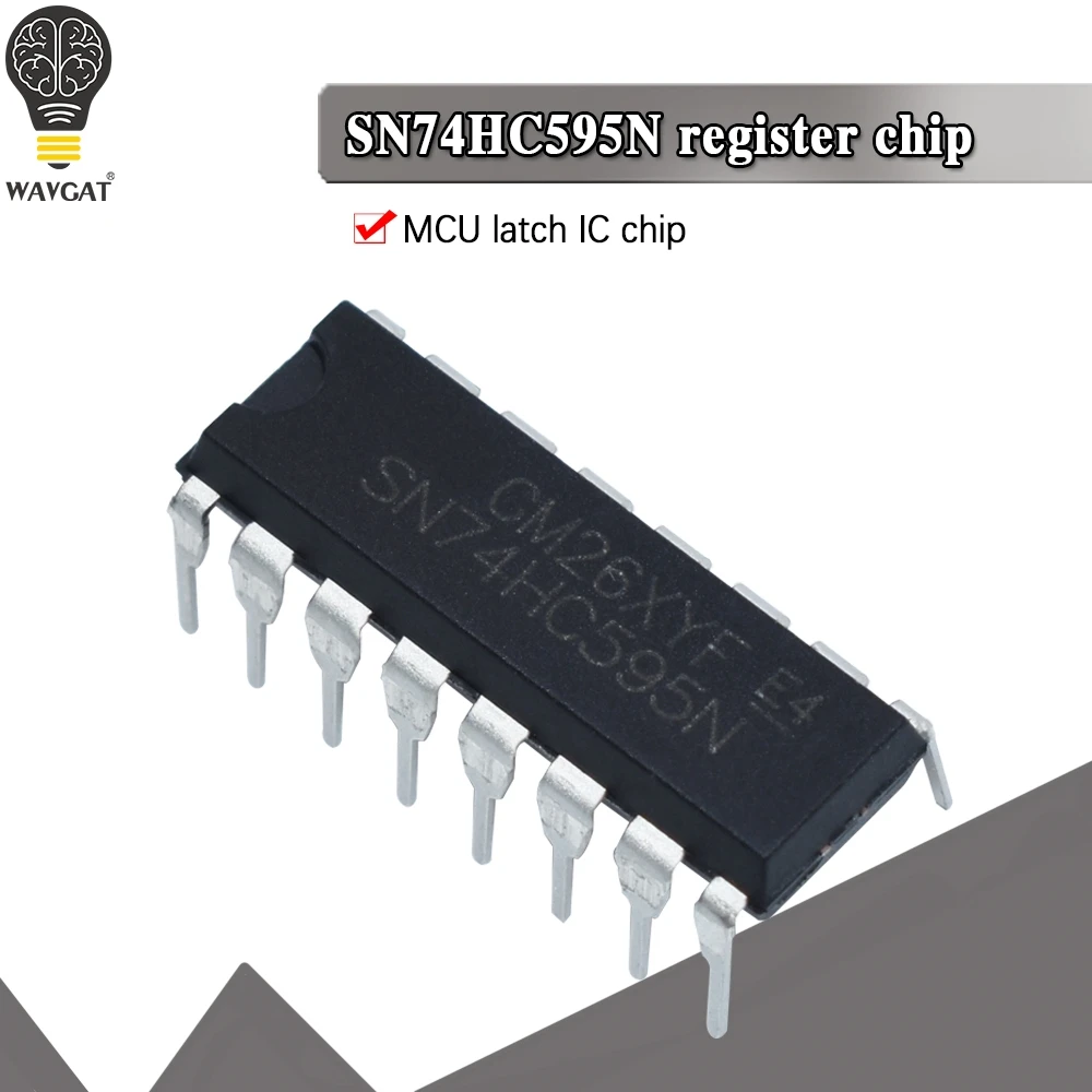 10 шт. SN74HC595N DIP16 SN74HC595 DIP 74HC595N 74HC595 Новый и оригинальный IC 8BIT регистры сдвига с 3