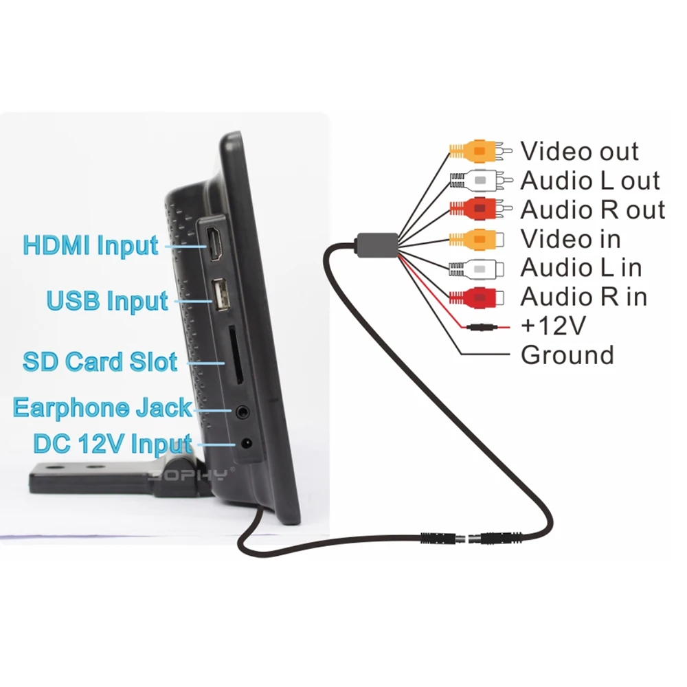Universal 10.1" DVD HD screen Car Monitor 1024*600 Security Monitor Parking assistance, Rearview camera optional For audi a6 c7
Universal 10.1" DVD HD screen Car Monitor 1024*600 Security Monitor Parking assistance, Rearview camera optional For audi a6 c7