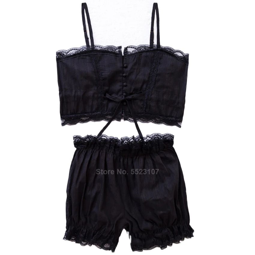 Suspender Sling Top Shorts Lingerie Set for Women American Sexy Pajamas Vintage Palace Lace Transparent Underwear Sleepwear
Suspender Sling Top Shorts Lingerie Set for Women American Sexy Pajamas Vintage Palace Lace Transparent Underwear Sleepwear