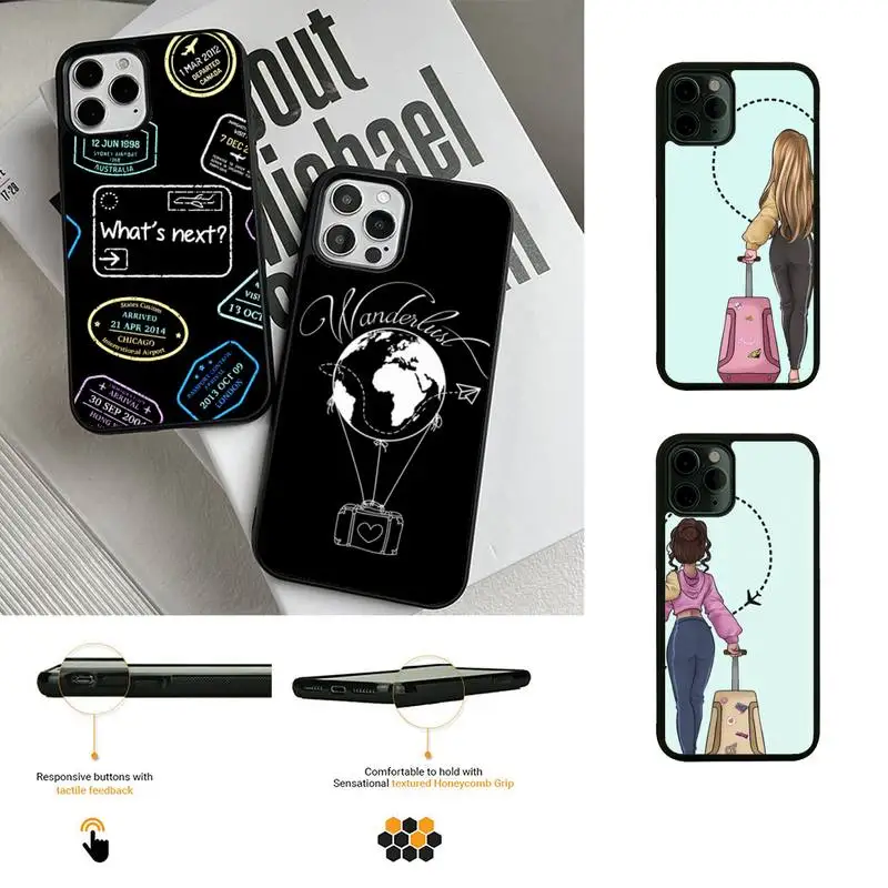 Passport Travel Stamps Phone Case For Iphone 13 Mini 11 12 Pro Max 7 8 Plus X Xs Max XR PC Hard Silicone Cover
Passport Travel Stamps Phone Case For Iphone 13 Mini 11 12 Pro Max 7 8 Plus X Xs Max XR PC Hard Silicone Cover