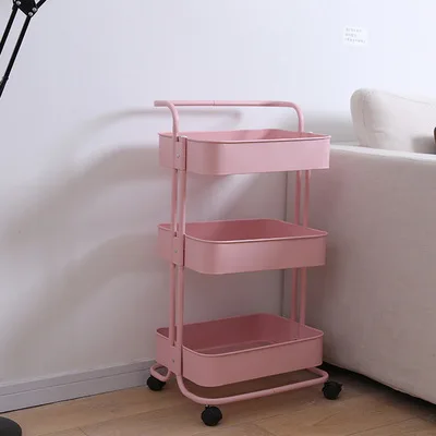 Simple trolley stroller beauty cart kitchen multi-layer storage rack removable pulley Nordic storage rack
Simple trolley stroller beauty cart kitchen multi-layer storage rack removable pulley Nordic storage rack