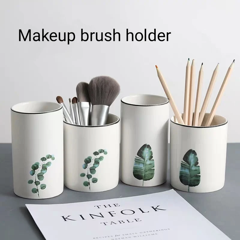 Nordic Makeup Brush Holder Ceramic Creative Simple Storage Tray Pen Pencil Holder Desktop Cosmetics Eyeliner Make Up Tools
Nordic Makeup Brush Holder Ceramic Creative Simple Storage Tray Pen Pencil Holder Desktop Cosmetics Eyeliner Make Up Tools