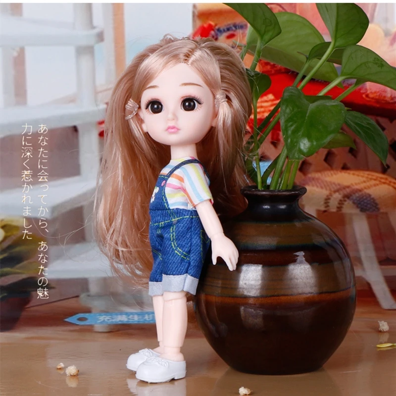 16cm Lovely Denim Skirt Moveable Joint Princess Doll With Wig Girls Play House Kids Gift Toy
16cm Lovely Denim Skirt Moveable Joint Princess Doll With Wig Girls Play House Kids Gift Toy