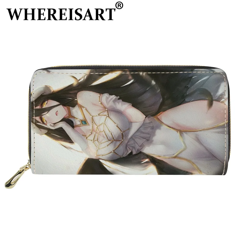 WHEREISART Anime Overlord Women PU Leather Long Wallets Beautiful Albedo Pattern Purses Luxury Cartoon Coin Card Handbags Girls
WHEREISART Anime Overlord Women PU Leather Long Wallets Beautiful Albedo Pattern Purses Luxury Cartoon Coin Card Handbags Girls