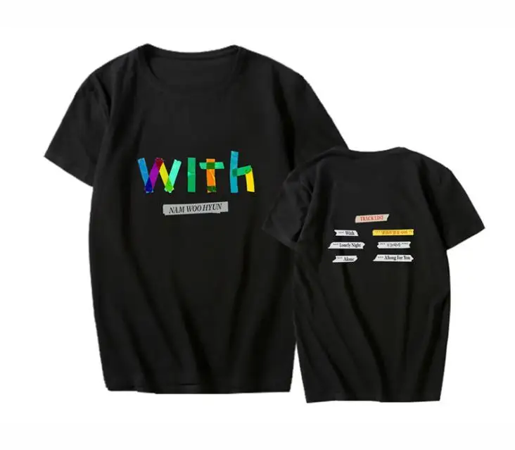 Summer kpop Nam WooHyun album with same printing o neck t shirt fashion unisex short sleeve t-shirt 10 colors
Summer kpop Nam WooHyun album with same printing o neck t shirt fashion unisex short sleeve t-shirt 10 colors