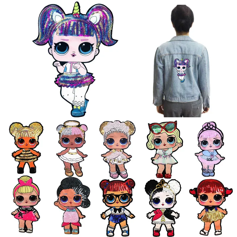 LOL Surprise Cartoon patches Fashion Girls Lovely Fashion boy doll embroidery patch DIY Garment Decoration Sequins Cloth sticker
LOL Surprise Cartoon patches Fashion Girls Lovely Fashion boy doll embroidery patch DIY Garment Decoration Sequins Cloth sticker