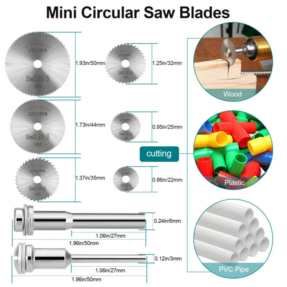 Metal Cutting Wheels Mini Rotary Tool Saw blades 1/8" Shank Grooving Multi-Purpose 74pcs Diamond Grinder
Metal Cutting Wheels Mini Rotary Tool Saw blades 1/8" Shank Grooving Multi-Purpose 74pcs Diamond Grinder
