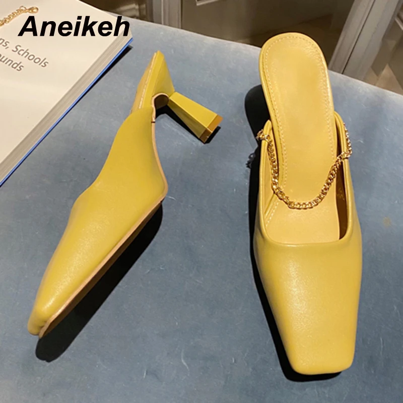 Женские летние тапочки Aneikeh коллекции 2022 года, женские туфли из искусственной кожи на шпильках, лаконичные неглубокие однотонные внешние же...
Женские летние тапочки Aneikeh коллекции 2022 года, женские туфли из искусственной кожи на шпильках, лаконичные неглубокие однотонные внешние же...