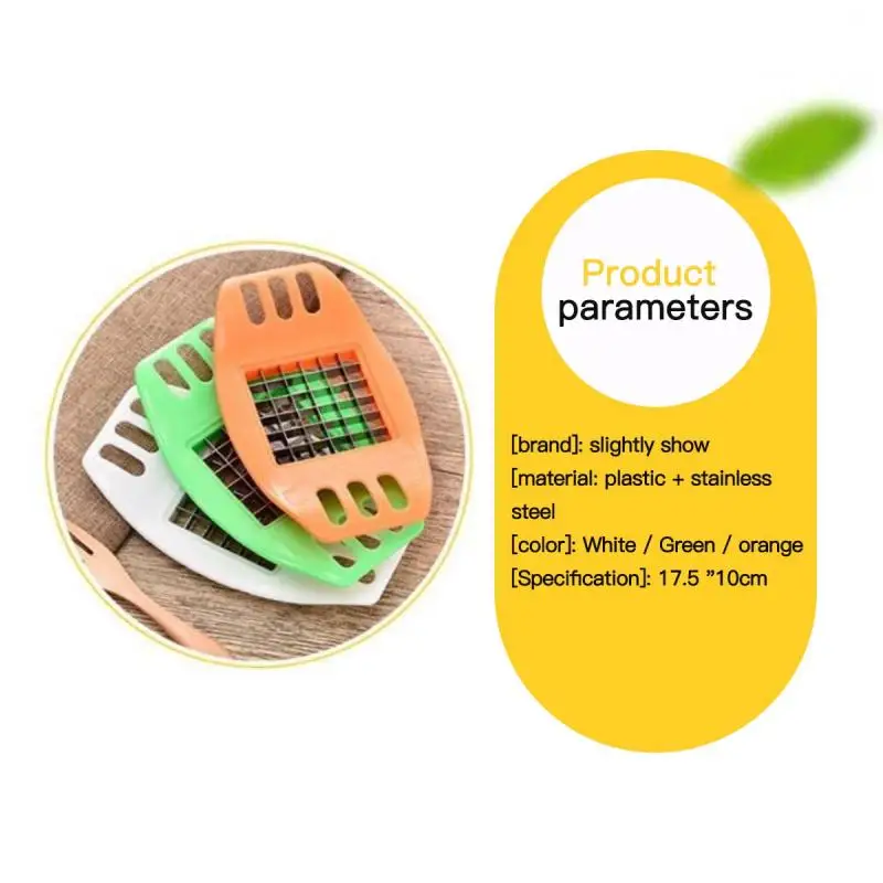 1pc Fry Potato Chip Potato Cutter DIY Multi-function Stainless Steel Cutting Potatoes Vegetable And Fruit Machine Kitchen Gadget 
1pc Fry Potato Chip Potato Cutter DIY Multi-function Stainless Steel Cutting Potatoes Vegetable And Fruit Machine Kitchen Gadget