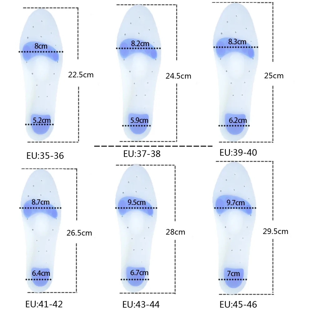 Medical Silicone Gel Insoles Soft Arch Support Orthopedic shoes sole Pad Flatfoot For Shoes Plantar Fasciitis 
Medical Silicone Gel Insoles Soft Arch Support Orthopedic shoes sole Pad Flatfoot For Shoes Plantar Fasciitis