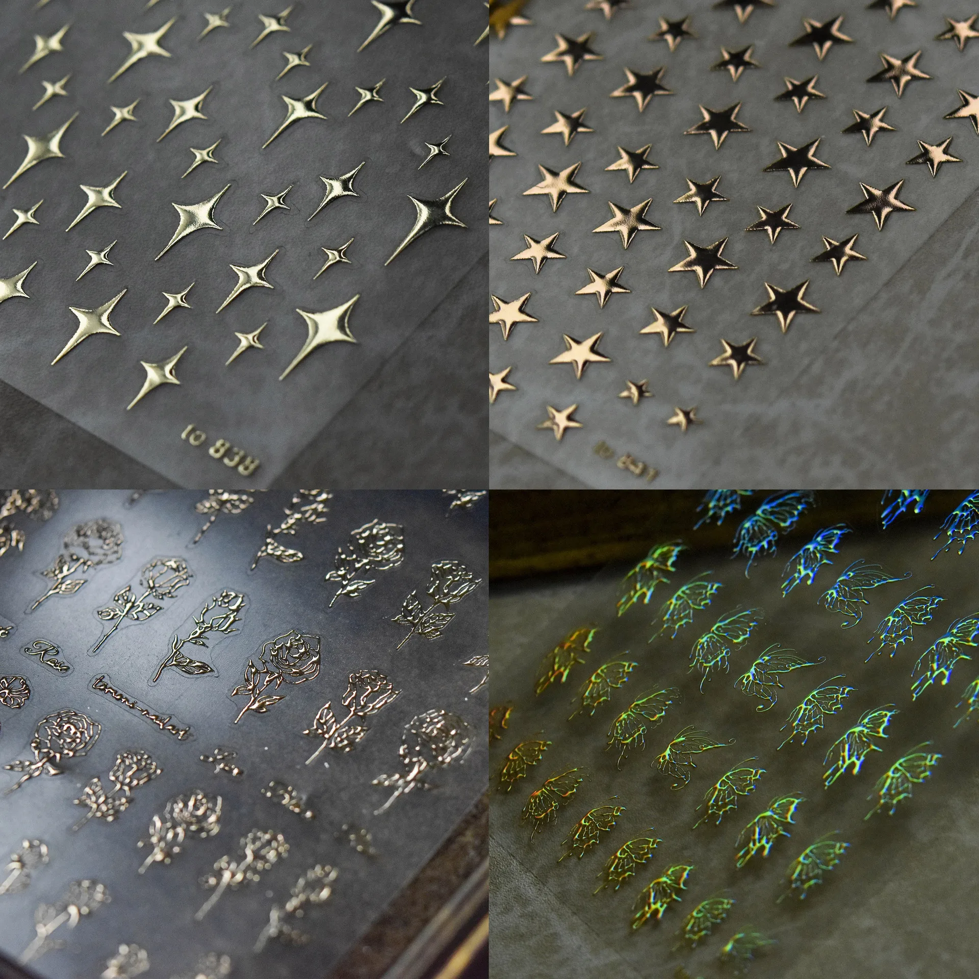 1 Pc Iridescent 3D Butterfly Nail Art Stickers Rose Star Laser Adhesive Sliders Colorful Golden Nail Transfer Decals Foils Wraps
1 Pc Iridescent 3D Butterfly Nail Art Stickers Rose Star Laser Adhesive Sliders Colorful Golden Nail Transfer Decals Foils Wraps