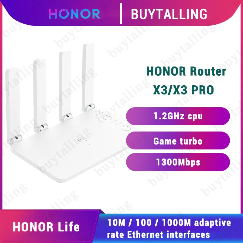 Оригинальный маршрутизатор HONOR Router X3 беспроводной WiFi Pro двухъядерный процессор 1 2
