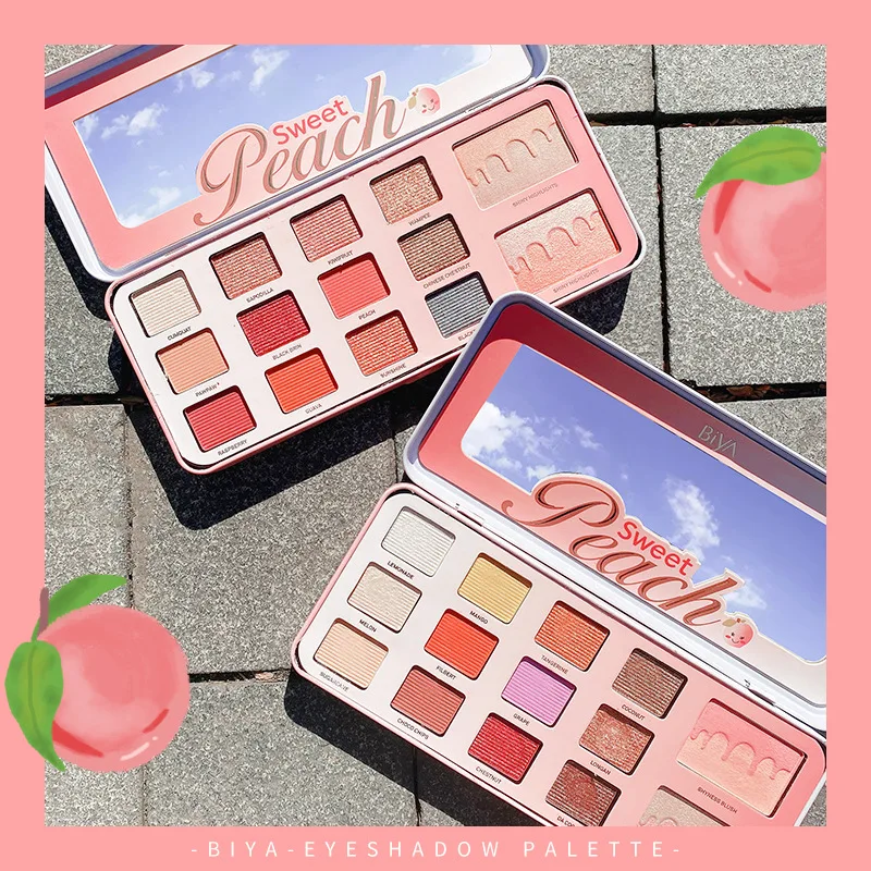 Sweet Peach Eyeshadow Powder Makeup Palette Nude Make-Up Professional Powder Blender Gorgeous Cosmetic for Summer Party Salon
Sweet Peach Eyeshadow Powder Makeup Palette Nude Make-Up Professional Powder Blender Gorgeous Cosmetic for Summer Party Salon
