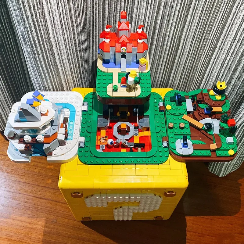 Новинка, LepinBlocks, модель Super Marioed, 64 блока вопросов, ТВ-игра, совместимые строительные блоки 71395, блоки, кирпичи, игрушки «сделай сам» для мальчи... 
Новинка, LepinBlocks, модель Super Marioed, 64 блока вопросов, ТВ-игра, совместимые строительные блоки 71395, блоки, кирпичи, игрушки «сделай сам» для мальчи...