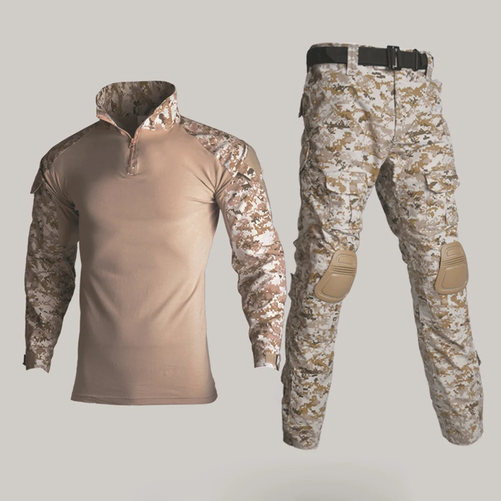 Тактическая БДУ камуфляжная военная форма одежда для мужчин армейская США