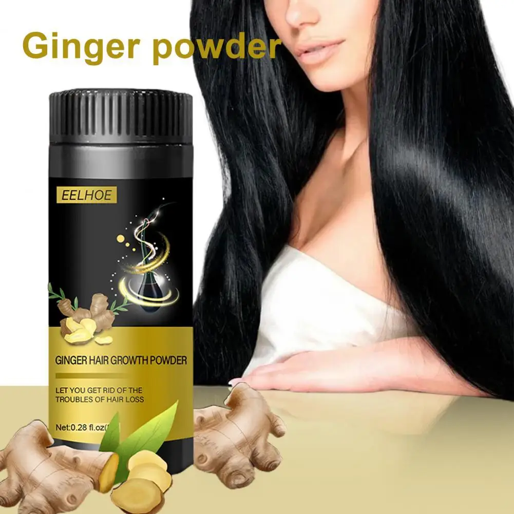 

8g Helpful Hair Powder Lightweight Significant Effect Restore Confidence Ginger Hair Growth Powder for Salon