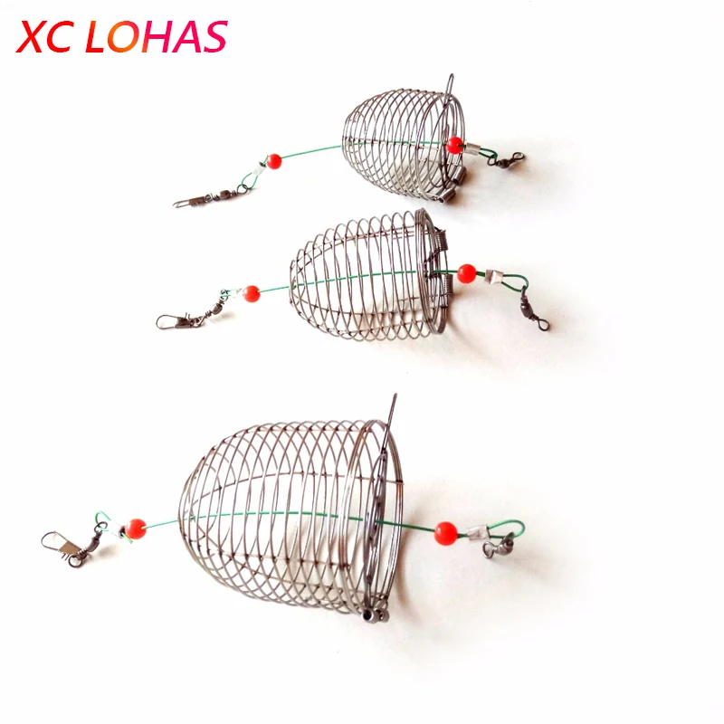 1x Stainless Steel Fishing Bait Thrower Cage Fishing Trap Basket Feeder Holder Fishing Tackle Accessories Tool S M L Hot Sale
1x Stainless Steel Fishing Bait Thrower Cage Fishing Trap Basket Feeder Holder Fishing Tackle Accessories Tool S M L Hot Sale