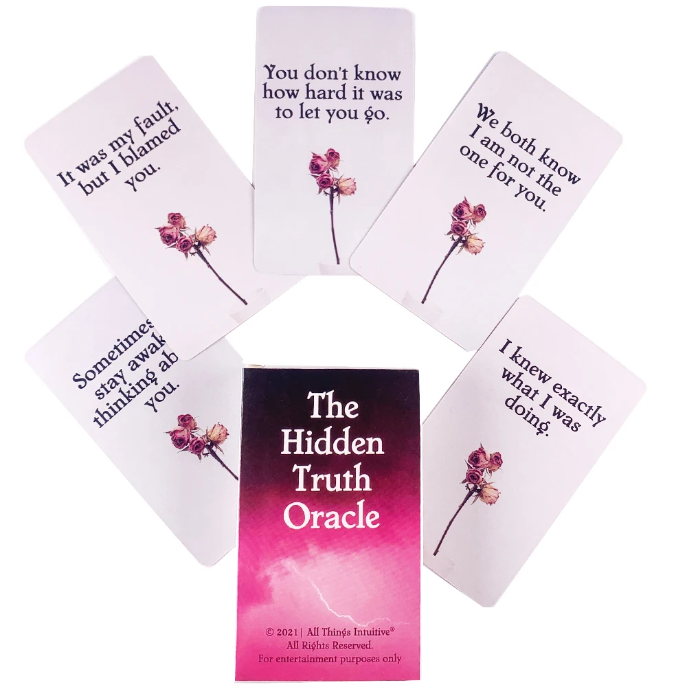 The Hidden Truth Independent Oracle Tarot Cards Deduction Prediction Divination Board Games for Adults Alchemy Witch Stuff
The Hidden Truth Independent Oracle Tarot Cards Deduction Prediction Divination Board Games for Adults Alchemy Witch Stuff