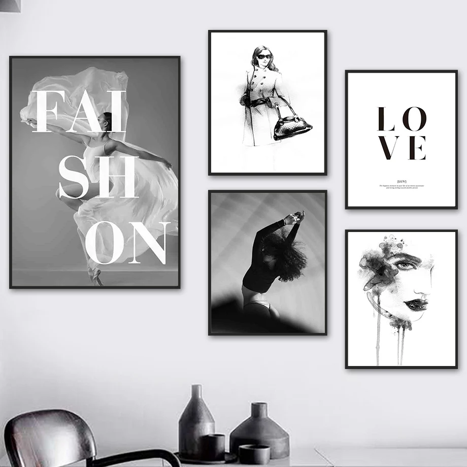 Black White Dancer Girl Lips Face Quote Wall Art Canvas Painting Nordic Posters And Prints Wall Pictures For Living Room Decor
Black White Dancer Girl Lips Face Quote Wall Art Canvas Painting Nordic Posters And Prints Wall Pictures For Living Room Decor