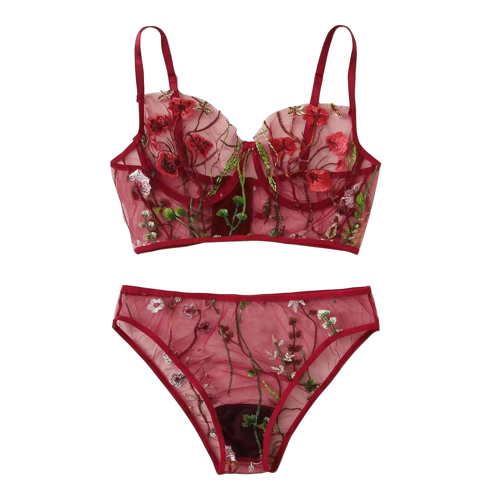 Комплект женского кружевного нижнего белья с вышивкой, сексуальный сетчатый бюстгальтер, эротическое белье, стринги, сексуальное нижнее бе...
Комплект женского кружевного нижнего белья с вышивкой, сексуальный сетчатый бюстгальтер, эротическое белье, стринги, сексуальное нижнее бе...