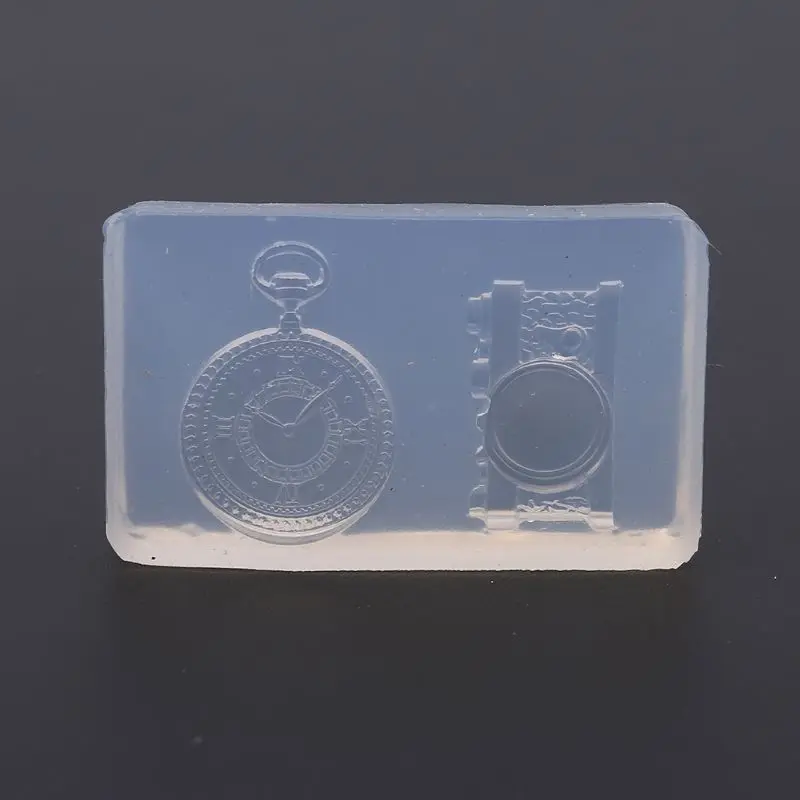 Объемные силиконовые формы ретро карманные часы камера миниатюрные украшения