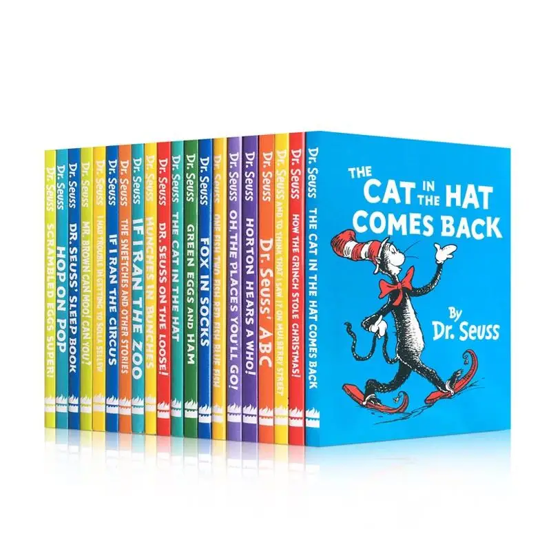 20 Books A Classic Case of Dr. Seuss Series Interesting Story Children's Picture English Books Kids Learning Toys Kids Children
20 Books A Classic Case of Dr. Seuss Series Interesting Story Children's Picture English Books Kids Learning Toys Kids Children
