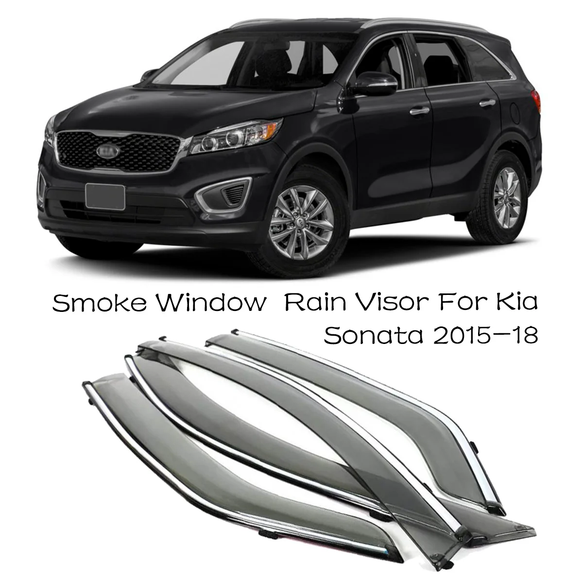4pcs Blade Side Windows Deflectors Door Sun Visor Shield For KIA SORENTO 2015-2018
4pcs Blade Side Windows Deflectors Door Sun Visor Shield For KIA SORENTO 2015-2018