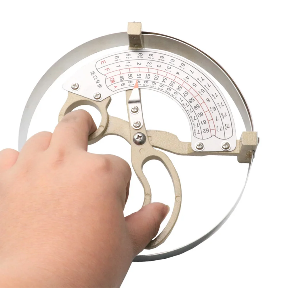 Measuring Tool Hat Caliper Stainless Steel Scissor Type Milliners Ring Portable Handheld Adult Durable Accurate Ruler 49-62cm
Measuring Tool Hat Caliper Stainless Steel Scissor Type Milliners Ring Portable Handheld Adult Durable Accurate Ruler 49-62cm