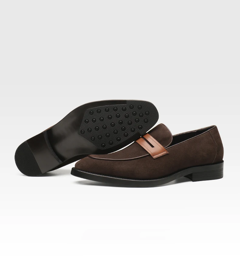 New Men's Penny Loafers Suede Genuine Leather Wedding Party Casual Men Dress Shoes Black Chocolate Fashion Male Flats
New Men's Penny Loafers Suede Genuine Leather Wedding Party Casual Men Dress Shoes Black Chocolate Fashion Male Flats