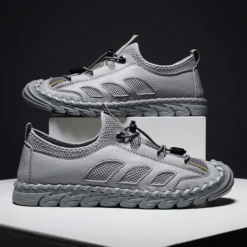 2021 new summer breathable mesh shoes summer Leather Men's sandals antiskid beach shoes outdoor men's fashion casual shoes
2021 new summer breathable mesh shoes summer Leather Men's sandals antiskid beach shoes outdoor men's fashion casual shoes