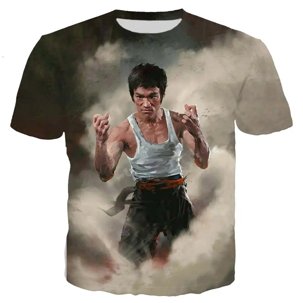 Лидер продаж 2021, трендовая футболка в уличном стиле с коротким рукавом и 3D принтом Брюса Ли, летний мужской и женский крутой Топ в стиле Хара... 
Лидер продаж 2021, трендовая футболка в уличном стиле с коротким рукавом и 3D принтом Брюса Ли, летний мужской и женский крутой Топ в стиле Хара...