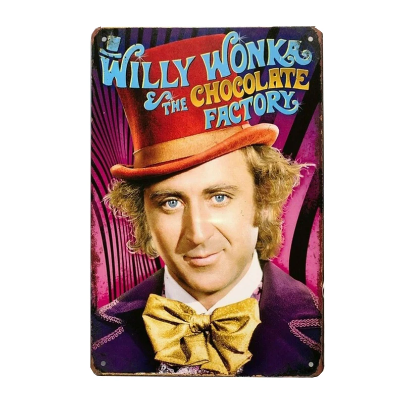 Wonka Chocolate Factory Poster Metal Tin Sign Signage Decoration Factory Shop Shopping Mall Hotel Cinema Cafe Nostalgic Plaque
Wonka Chocolate Factory Poster Metal Tin Sign Signage Decoration Factory Shop Shopping Mall Hotel Cinema Cafe Nostalgic Plaque