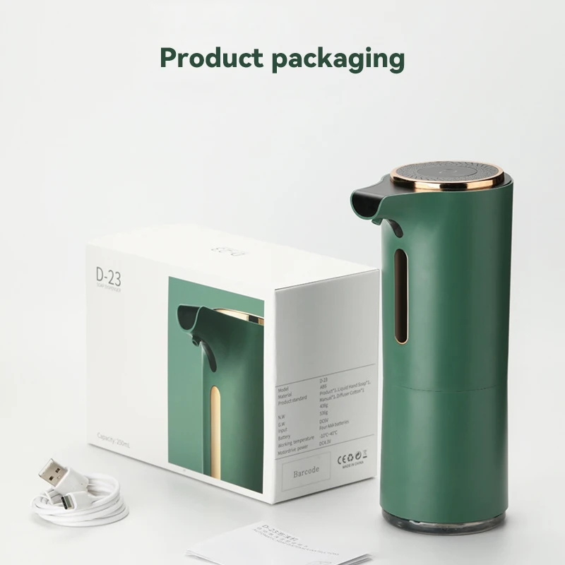 300ML Automatic Soap Dispenser Hand Free Touchless Sanitizer Bathroom Dispenser Smart Sensor Liquid Soap Dispenser Hand Washing
300ML Automatic Soap Dispenser Hand Free Touchless Sanitizer Bathroom Dispenser Smart Sensor Liquid Soap Dispenser Hand Washing