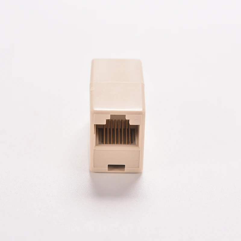 Universal RJ45 Cat5 8P8C Socket Connector Coupler For Extension Broadband Ethernet Network LAN Cable Joiner Extender Plug
Universal RJ45 Cat5 8P8C Socket Connector Coupler For Extension Broadband Ethernet Network LAN Cable Joiner Extender Plug