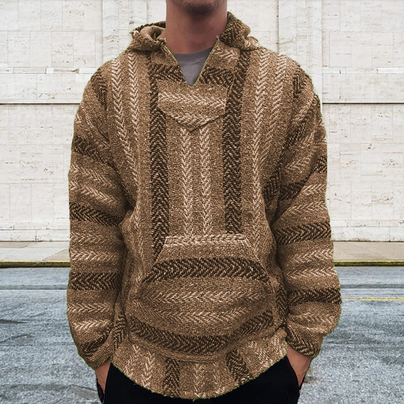Vintage Casual Striped Print Patchwork Loose Hoodies For Men Autumn Long Sleeve Hooded Sweatshirt Men Winter Pockets Hooded Tops
Vintage Casual Striped Print Patchwork Loose Hoodies For Men Autumn Long Sleeve Hooded Sweatshirt Men Winter Pockets Hooded Tops