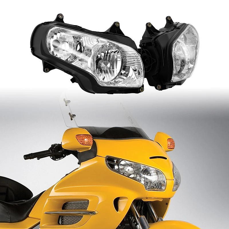 Передняя фара для мотоцикла, передняя фара в сборе для Honda Goldwing 1800 GL1800 2001-2011, Новинка
Передняя фара для мотоцикла, передняя фара в сборе для Honda Goldwing 1800 GL1800 2001-2011, Новинка