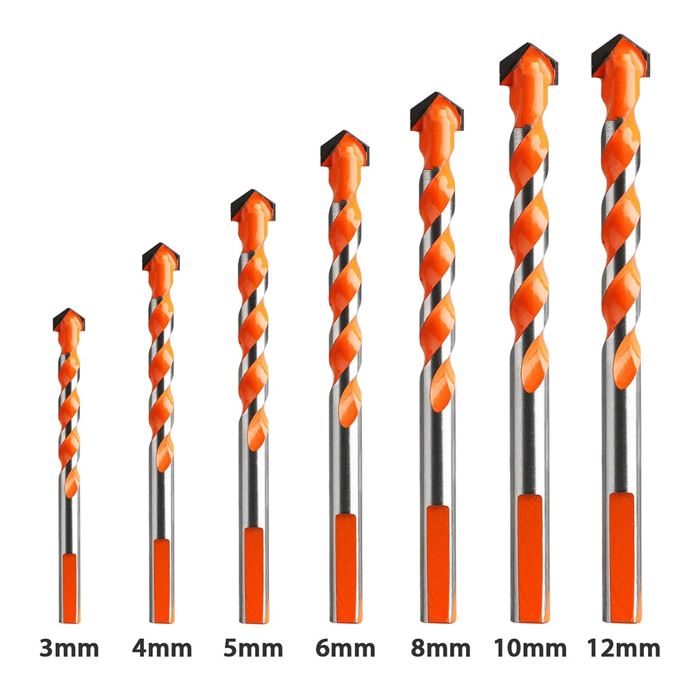7pcs Multifunction Triangle Drill Bits Set Ceramic Wall Tile Marble Glass Punching Hole Saw Diamond Glass Wood Drilling Bits
7pcs Multifunction Triangle Drill Bits Set Ceramic Wall Tile Marble Glass Punching Hole Saw Diamond Glass Wood Drilling Bits