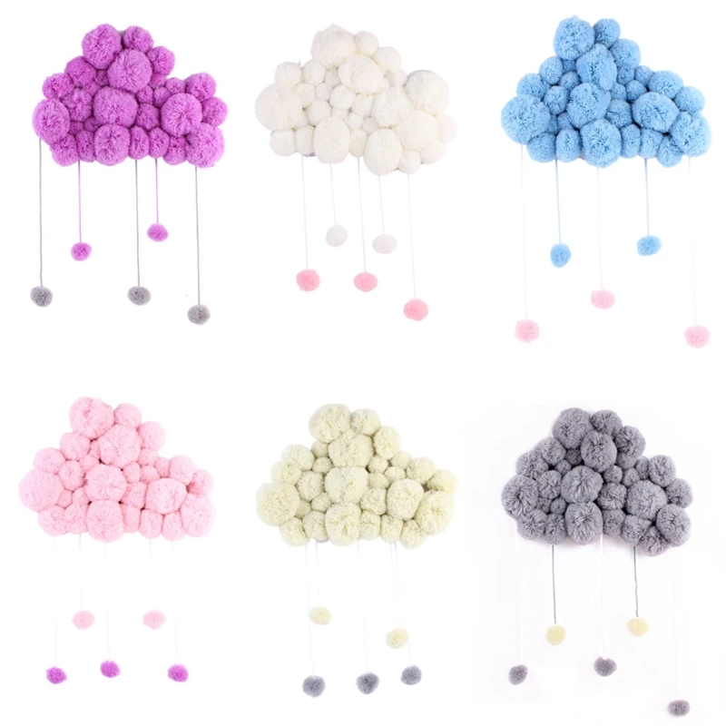 Sweet Plush Velvet Ball Wall Hanging Cloud Pom Pom Tassel Crib Pendant Decor
Sweet Plush Velvet Ball Wall Hanging Cloud Pom Pom Tassel Crib Pendant Decor