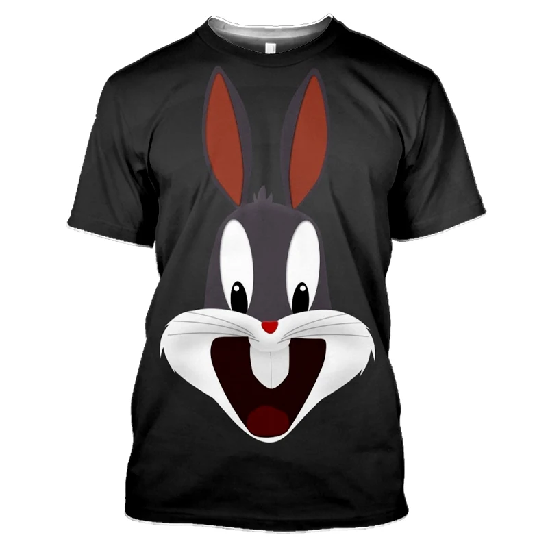 Boys short sleeve T-shirt cartoon rabbit 3D printing casual and comfortable men's T-shirt 2021 summer novel
Boys short sleeve T-shirt cartoon rabbit 3D printing casual and comfortable men's T-shirt 2021 summer novel