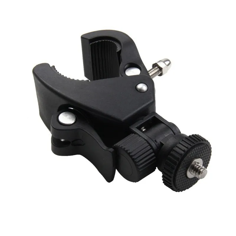 Bicycle Camera Handlebar Mount 1/4 Screw Clamp Plastic Bracket Tripod For Camera DV Xiaomi Gopro Hero 4 3 3+ 2 1 Black Accessory
Bicycle Camera Handlebar Mount 1/4 Screw Clamp Plastic Bracket Tripod For Camera DV Xiaomi Gopro Hero 4 3 3+ 2 1 Black Accessory