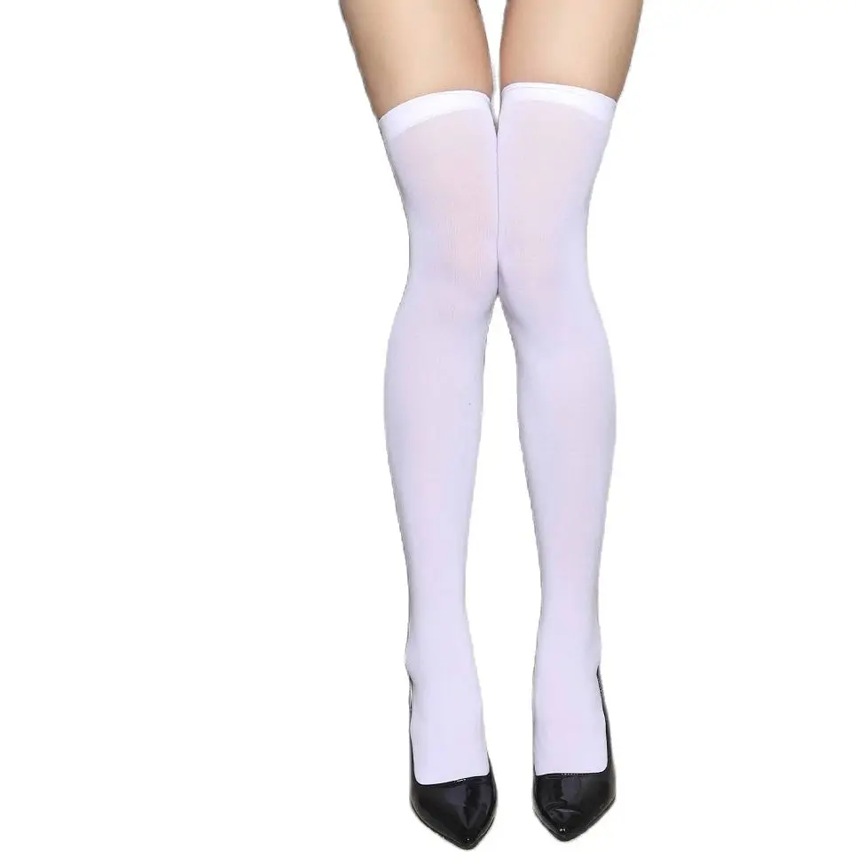 Pure White Thin Long Socks Women Over Knee Thigh Silk Stockings Girls Sock Fetishist Sexy Lingerie Cosplay Costumes Accessories
Pure White Thin Long Socks Women Over Knee Thigh Silk Stockings Girls Sock Fetishist Sexy Lingerie Cosplay Costumes Accessories