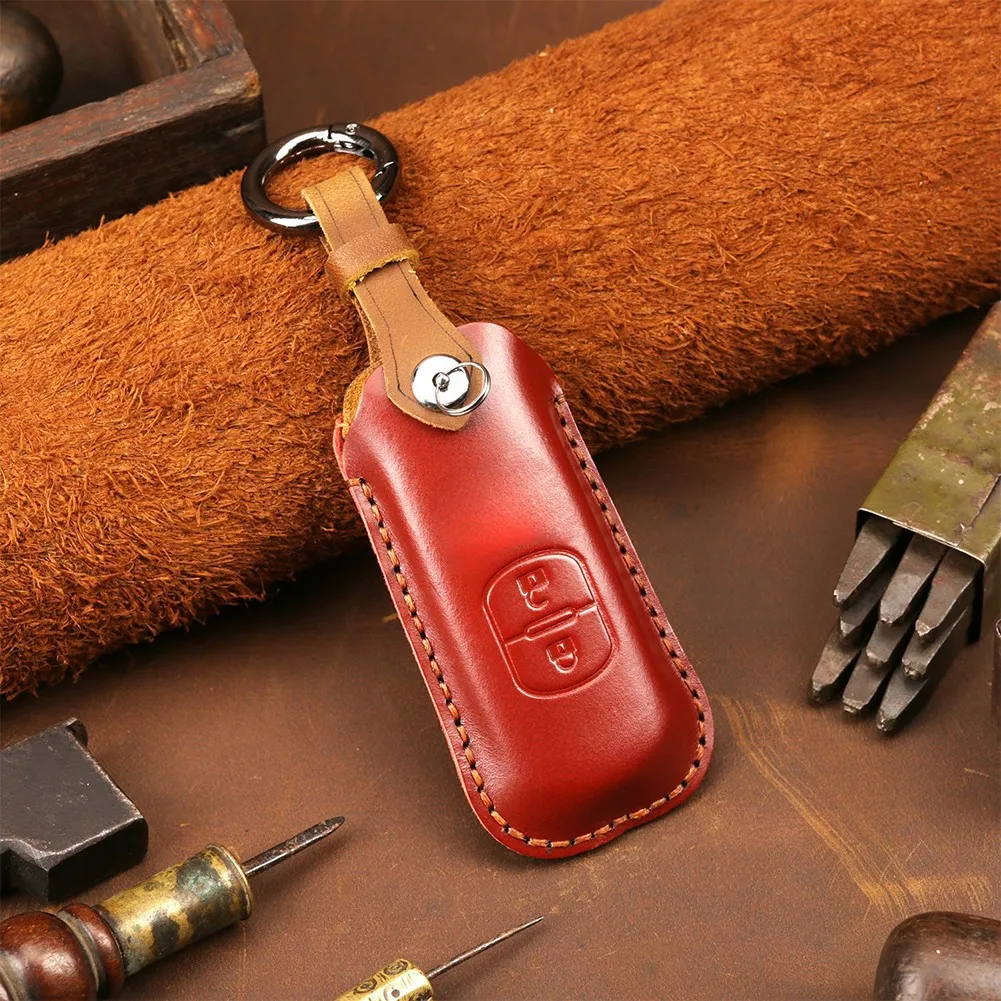 Car Key Case Cover Leather Keychain Shell Auto Interior Accessories Key Bag For Mazda 2 3 6 Axela Atenza CX-5 CX5 CX-7 2014~2017
Car Key Case Cover Leather Keychain Shell Auto Interior Accessories Key Bag For Mazda 2 3 6 Axela Atenza CX-5 CX5 CX-7 2014~2017